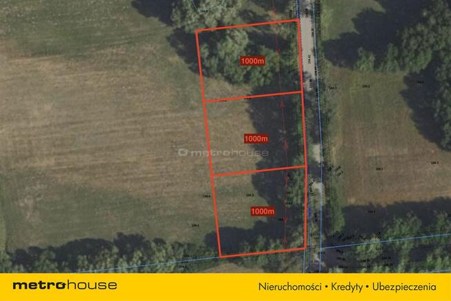Działka budowlana 1000 m2, media, 30min od Wawy