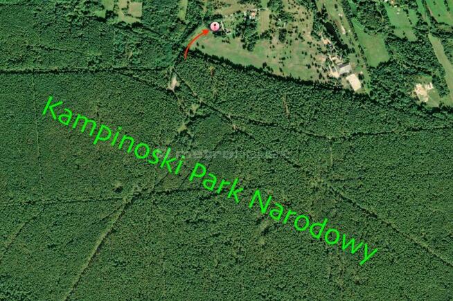 Energooszczędny przy Kampinosie z sadem i stawem.