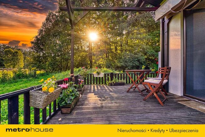 Energooszczędny przy Kampinosie z sadem i stawem.