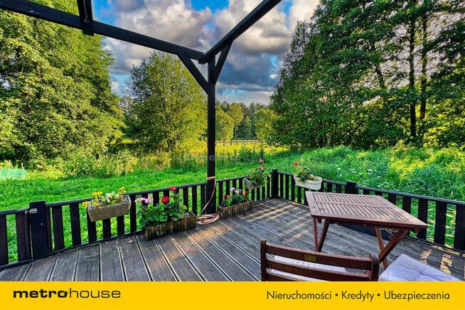 Energooszczędny przy Kampinosie z sadem i stawem.