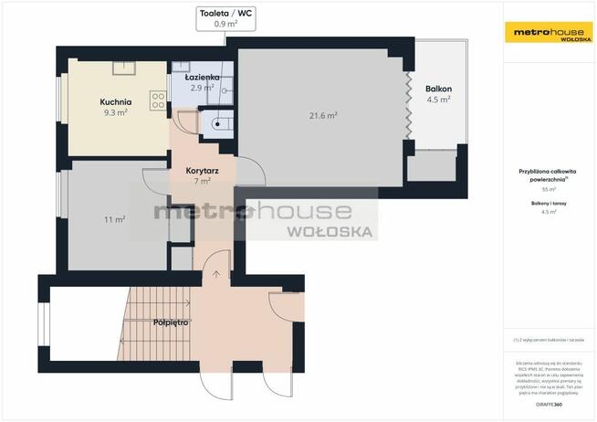 Metro/SKM Młynów,2 pokoje,Nieumeblowane,Od Zaraz!