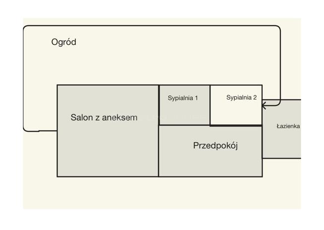Mieszkanie z dużym ogrodem św. Katarzyna