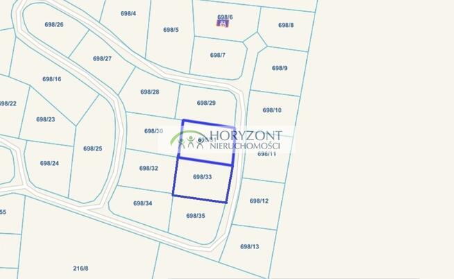 Skarszewy Szczodrowo - działka budowlana 1002 m2