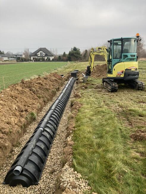 Usługi Minikoparka Miniładowarka Bobcat Koparka 3,5t dranaż