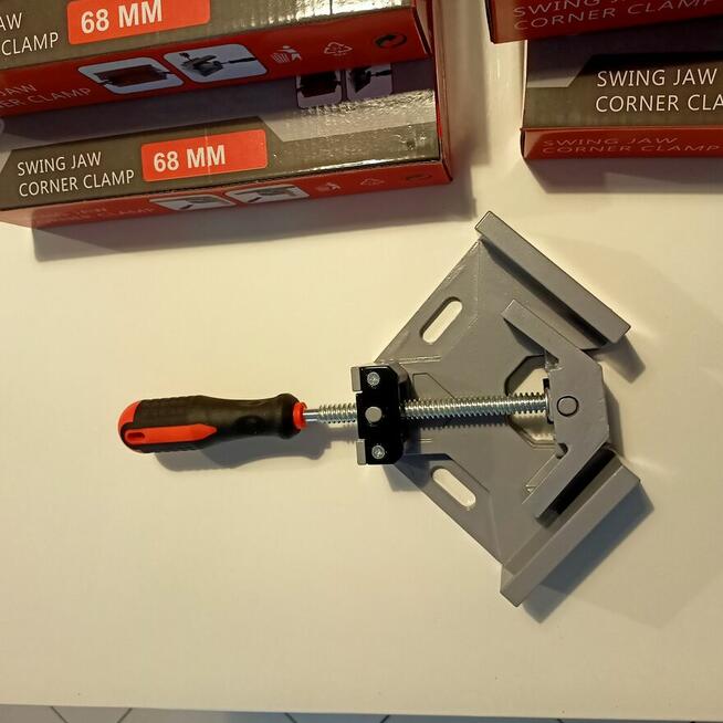 ŚCISK Stolarski KĄTOWY, Zacisk, IMADŁO NAROŻNE KĄT 90, Uchwy