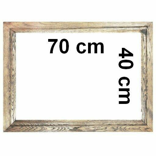 Rama dębowa na obraz grafikę foto