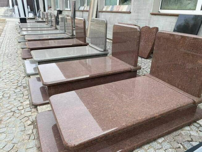 Szwedzkie Nagrobki granitowe wraz z montażem 90x190x100