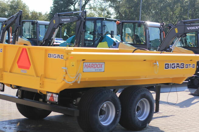 PRZYCZEPA BIGAB BT8 WYWROTKA HARDOX SKORUPA KOPARKA CIĄGNIK