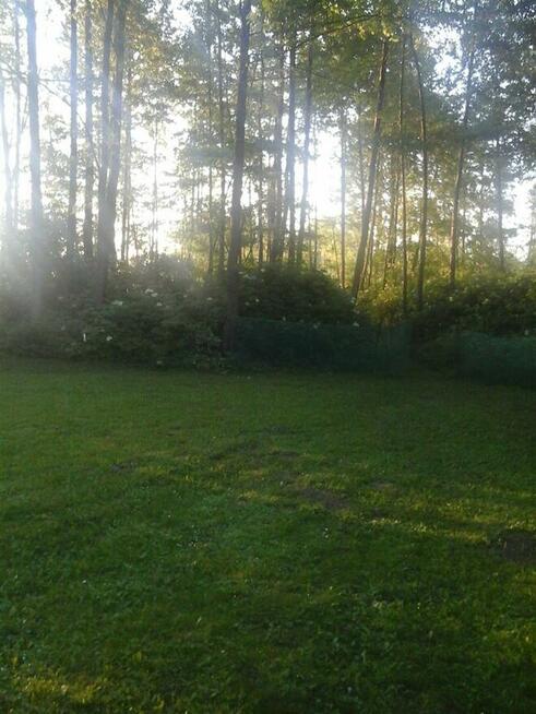 Działka nad jeziorem Strzelniki z domkiem letniskowym