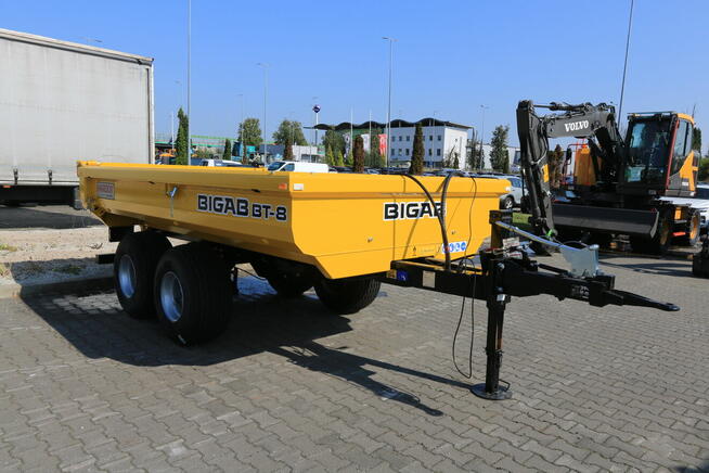 PRZYCZEPA BIGAB BT8 WYWROTKA HARDOX SKORUPA KOPARKA CIĄGNIK