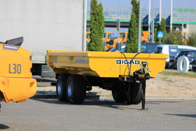 PRZYCZEPA BIGAB BT8 WYWROTKA HARDOX SKORUPA KOPARKA CIĄGNIK