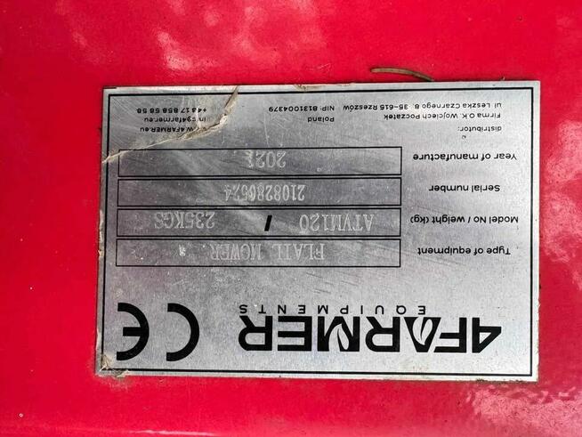 Kosiarka bijakowa do quada