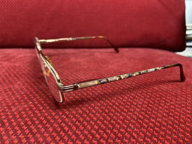 Przepiękne, pozłacane okulary