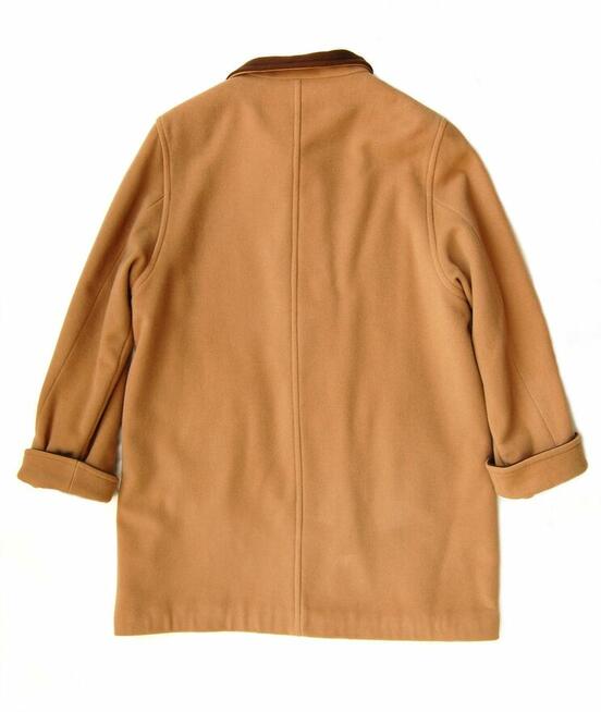 Płaszcz damski wełniany Barbara B 44 XXL 80% wełna camel beż