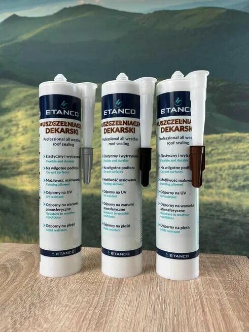 ETANCO - uszczelniacz dekarski 280ml PROMOCJA! Do Dachu, usz