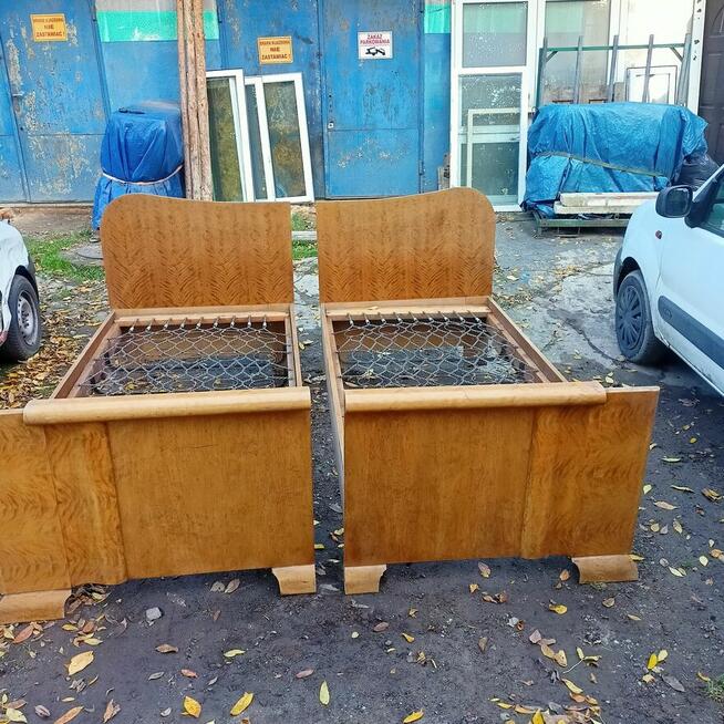 Stare łózko sypialniane, Łóżko Połysk, Łózko dwuosobowe na s