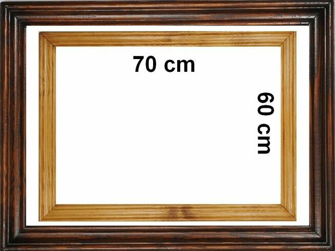 rama drewniana na obraz plakat zdjęcie 60x70