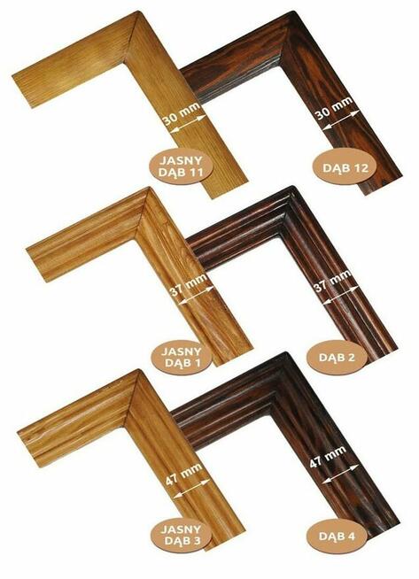 rama drewniana na obraz plakat zdjęcie 60x70