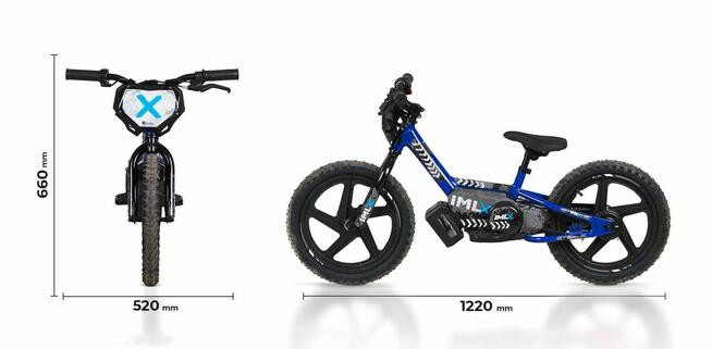 Nowy Elektryczny rowerek biegowy IML X 16” 24V 250 W 30 km/h