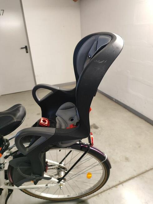 Fotelik dziecięcy rowerowy tylny Okbaby 10+ czarny