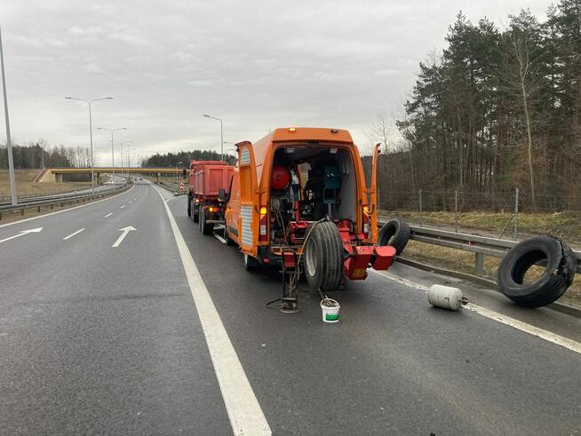 Mobilna wulkanizacja - pomoc 24 h osobowe, TIR, ciężarowe, w