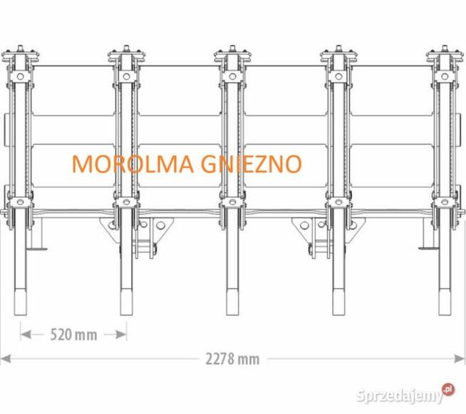 Brona leśna FK MACHINERY KOŁASZEWSKI grabie do drzewa zgrabi