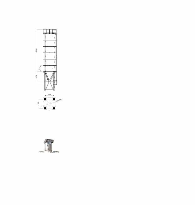 Silos segmentowy 60 m³/75 ton - nowy