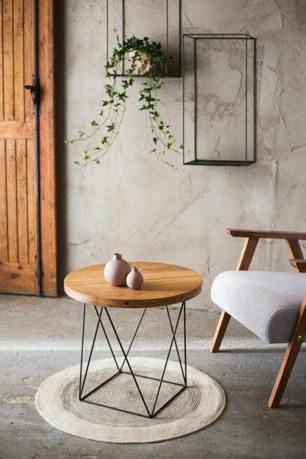 Blat dębowy na stolik 50cm