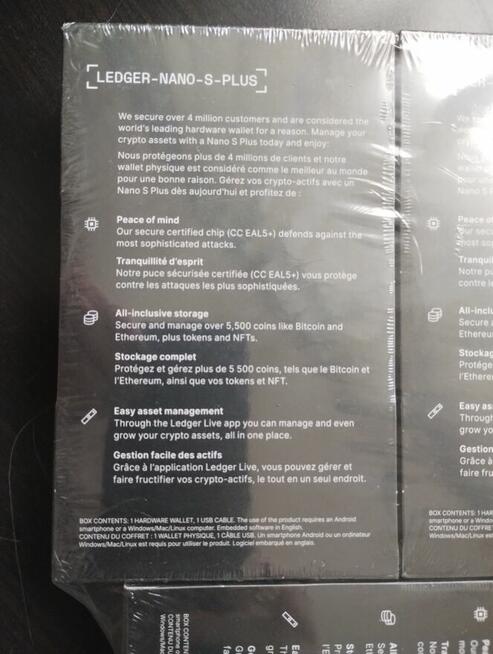 OKAZJA ! Portfel LEDGER NANO S PLUS PORTFEL DO KRYPTOWALUT