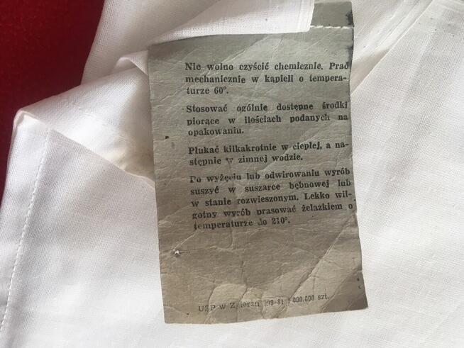 PRL Prześcieradło Bawełna Nowe 210 / 140 Zgierz Zeta