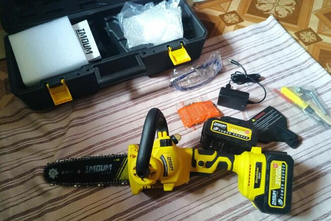 Mini Piła Akumulatorowa Imoum 2x Aku Mocna Mała UŻYWANA !