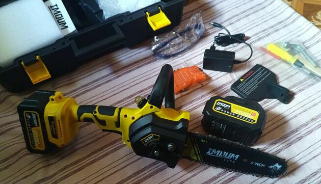 Mini Piła Akumulatorowa Imoum 2x Aku Mocna Mała UŻYWANA !