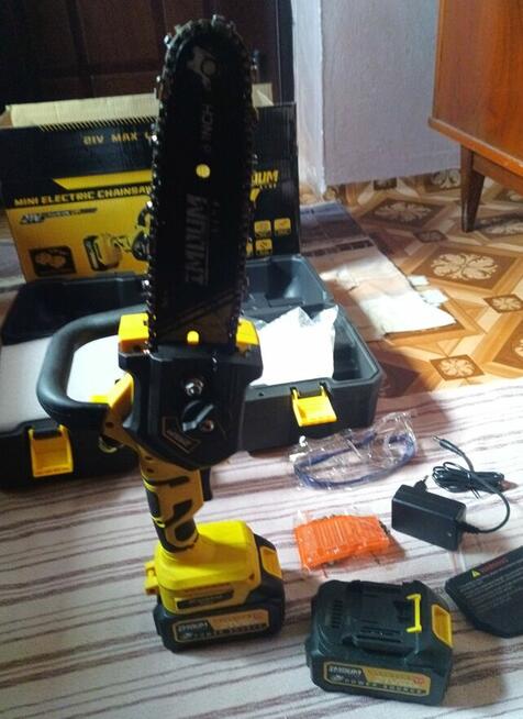 Mini Piła Akumulatorowa Imoum 2x Aku Mocna Mała UŻYWANA !