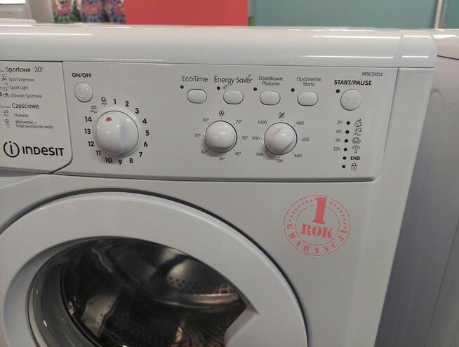 Pralka używana wąska Indesit IWSC 51052CECOPL ROK GWARANCJA