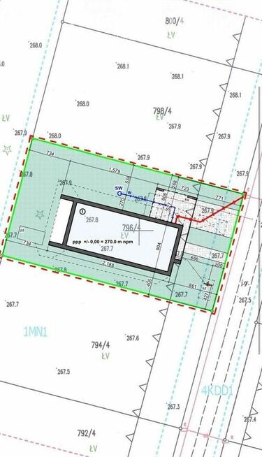 Działka Kalety z projektem i pozwoleniem na budowę