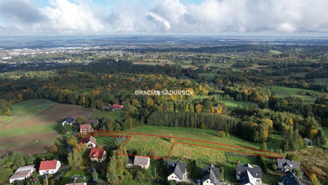 Działka budowlana Chorowice gm. Mogilany, Leśna