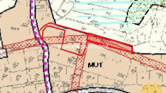 Działka budowlana Chorowice gm. Mogilany, Leśna