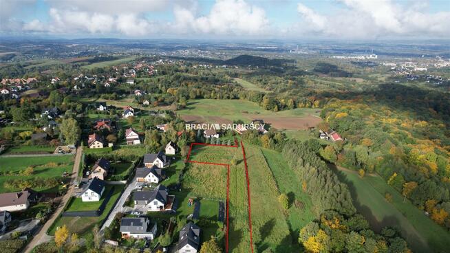 Działka budowlana Chorowice gm. Mogilany, Leśna