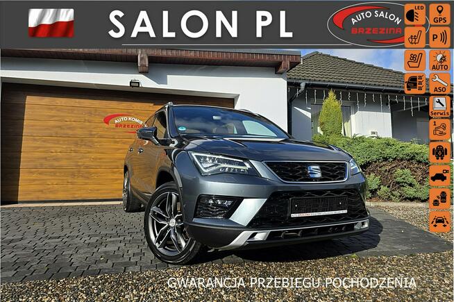 Seat Ateca serwis ASO, I-rej 2018, nawigacja, Full Led