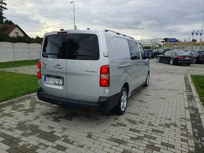 Toyota ProAce 2.0d 150KM Maxi Long 5osobowa Salon PL Brygadówka Raty Zamiana