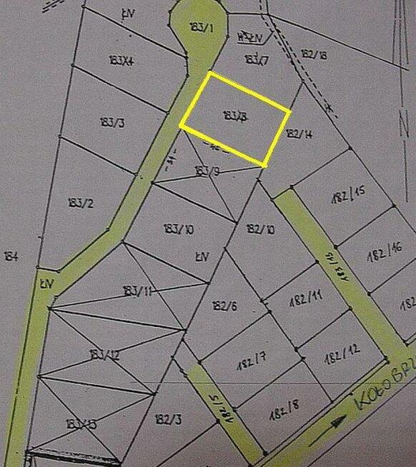 Działka Korzystno gm. Kołobrzeg - 700 m