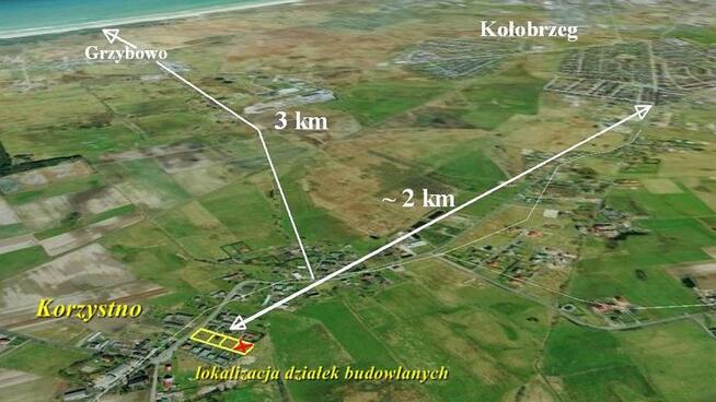 Działka Korzystno gm. Kołobrzeg