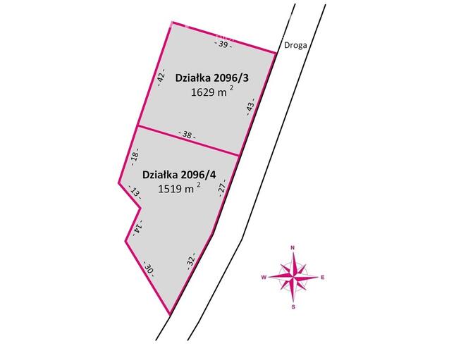 Działki budowlane wśród zieleni