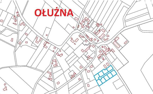 Działka budowlana Ołużna gm. Gościno, Ołużna