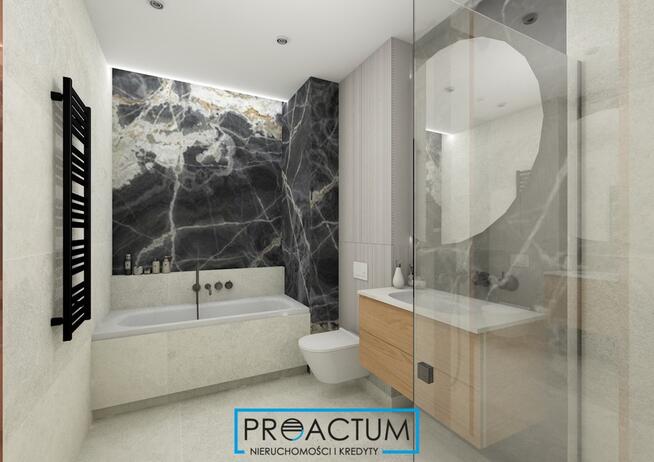 Nowoczesny dom szeregowy ogródek-garaż