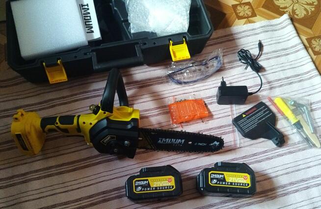 Mini Piła Akumulatorowa Imoum 2x Aku Mocna Mała UŻYWANA !