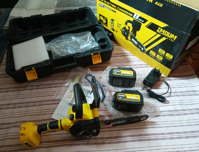 Mini Piła Akumulatorowa Imoum 2x Aku Mocna Lekka Mała NOWA !