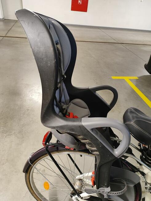 Fotelik dziecięcy rowerowy tylny Okbaby 10+ czarny