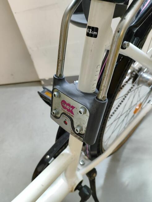 Fotelik dziecięcy rowerowy tylny Okbaby 10+ czarny