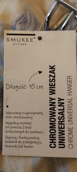 Wieszak chromowany uniwersalny - Smuxee